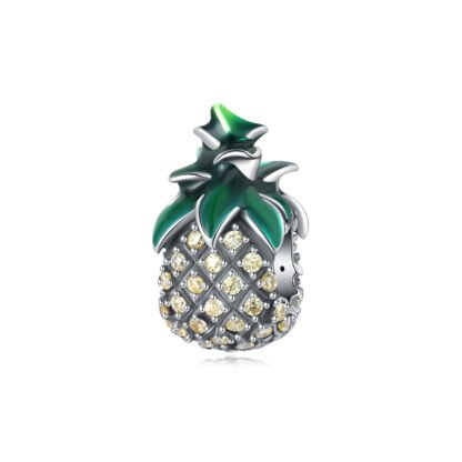 Sparkly Pineapple Fruit Charm