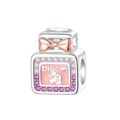 Silver Bloom Perfume Bottle Classy Charm