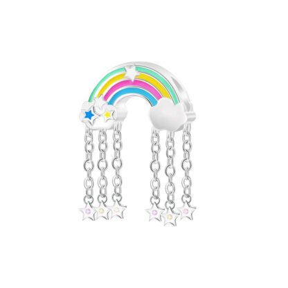 Rainbow Cloud Star Chains Charm