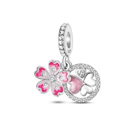 Cherry Blossom Pink Sakura Ring Charm