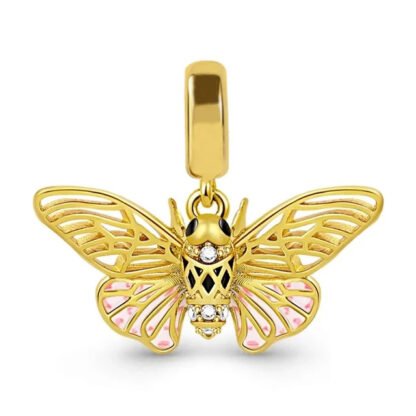 Golden Grand Bee Charm