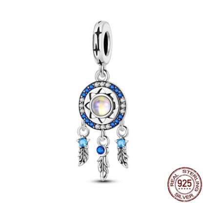 Sun Solar Blue Dreamcatcher Charm