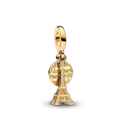 Golden Eiffel Tower Paris Charm