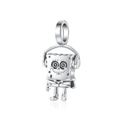 Silver SpongeBob SquarePants Charm