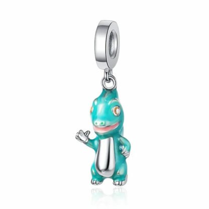 Teal Gentle Dinosaur Charm