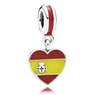 Silver Heart Spain Love Country Charm