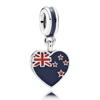 Silver Heart New Zealand Love Country Charm