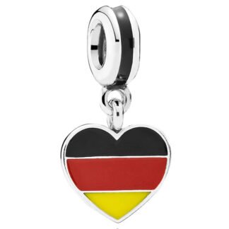 Silver Heart Germany Love Country Charm