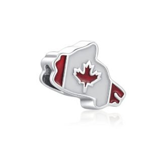 Silver Canada Outlined Country Charm