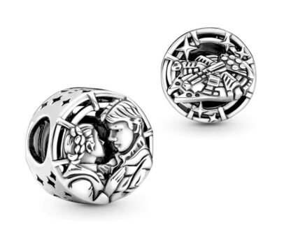 Han Solo & Leia Star Wars Charm - Image 2