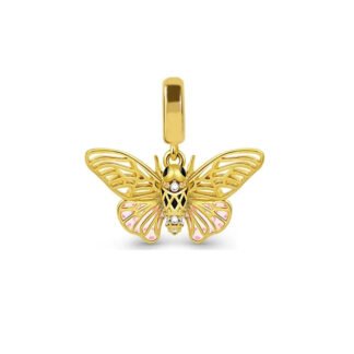 Grand Golden Moth Charm