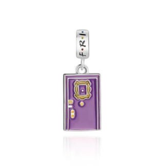 Silver Nostalgic Purple Door FRIENDS Pop Culture Charm