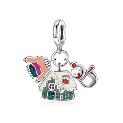 Silver Sweater Home Snowman Winter Charm