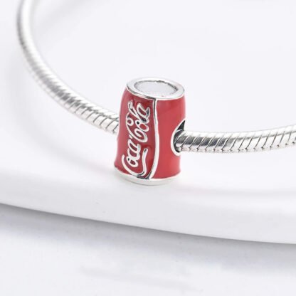 Silver Coca Cola Can Drink Charm - Image 2