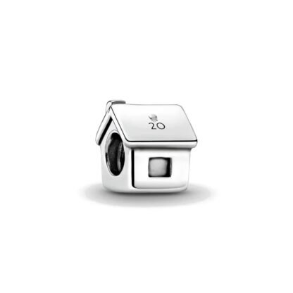 Silver Very Simple House Charm