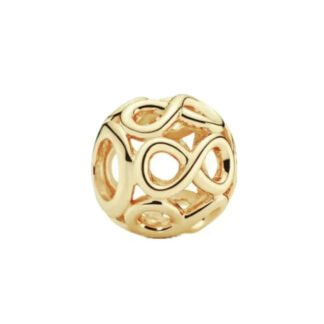 Infinity Gold Charm
