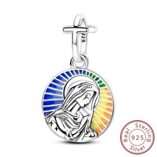 Silver Radiant Nun Piety Woman Religious Divine Charm
