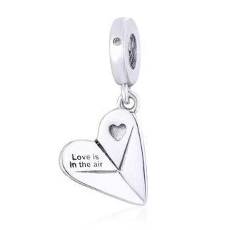 Love Letter Heart Charm