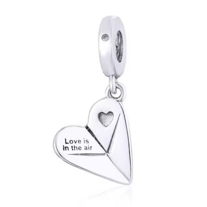 Love Letter Heart Charm