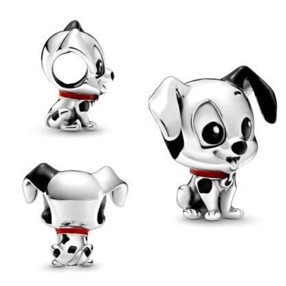 Silver Puppy Dog 101 Dalmatians Disney Charm - Image 2