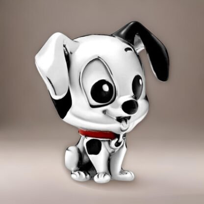 Silver Puppy Dog 101 Dalmatians Disney Charm - Image 3