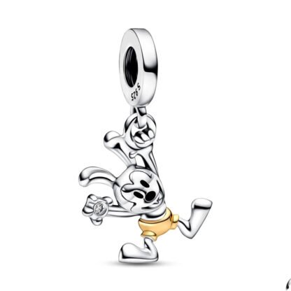 Silver Yellow Pants Oswald the Lucky Rabbit Disney Charm