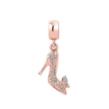 Rose Gold Heel Shoe Charm