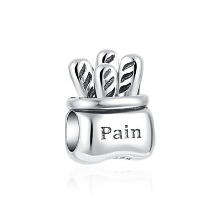 Silver Breads Jar of Pain Bakery Charm