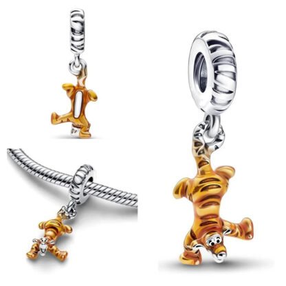 Silver Orange Tigger Winnie The Pooh Disney Charm - Image 2