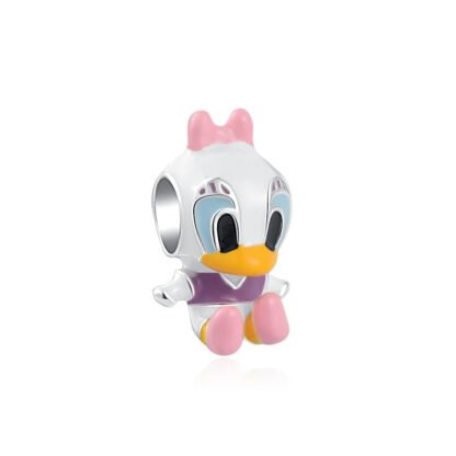 Silver Daisy Duck Disney Charm