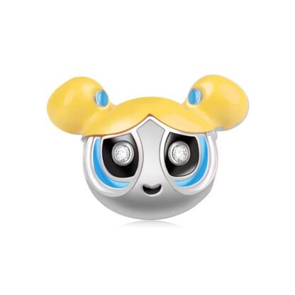 Silver Head Bubbles The Powerpuff Girl Cartoon Network Charm