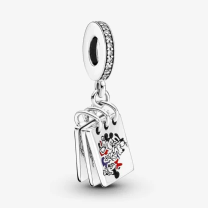 Silver Notepad Mickey Mouse and Friends Disney Charm