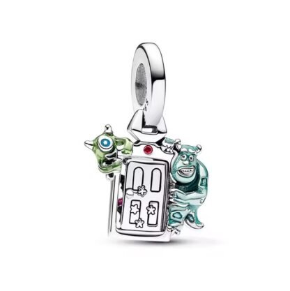 Silver Surprise Door Monster Inc. Disney Charm