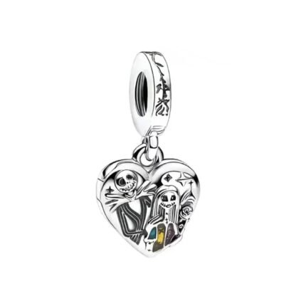 Silver Openable Heart The Nightmare Before Christmas Disney Charm
