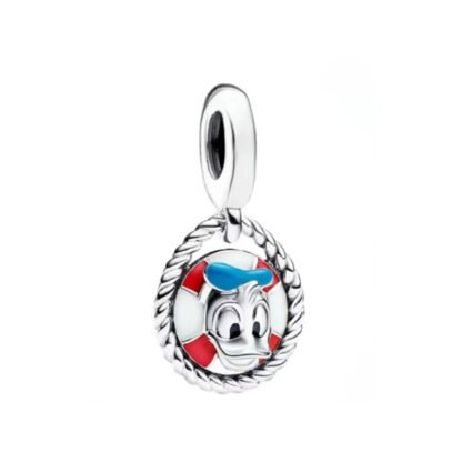 Silver Life Buoy Donald Duck Disney Charm