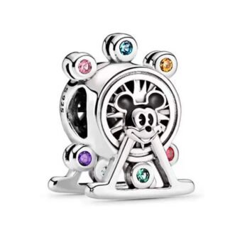 Silver Mickey Mouse Ferris Wheel Disney Charm