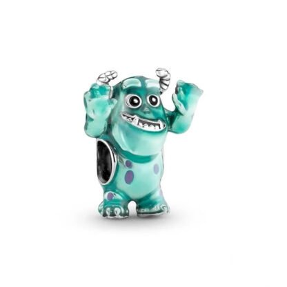 Silver Chibi Baby James P. Sullivan Monster Inc Disney Charm