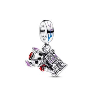 Silver Destroying City Stitch Disney Charm